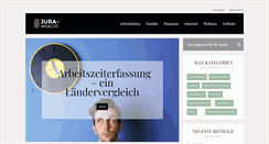 Desktop Screenshot of jura-weblog.de